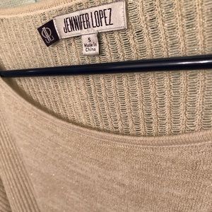 Jennifer Lopez size S sparkly long sleeve